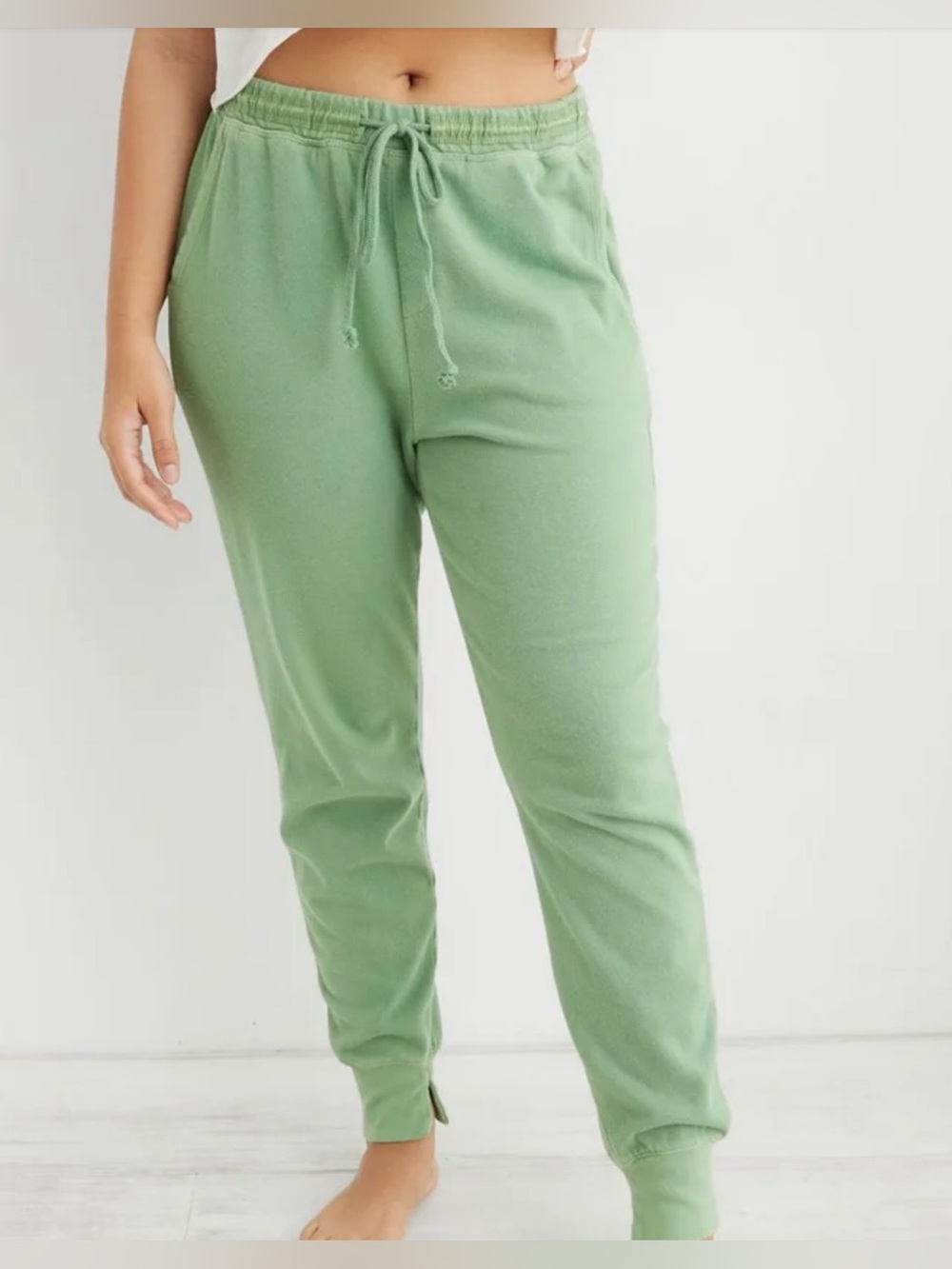 Aerie High Waist Pajama Pants - Picture 2 of 11